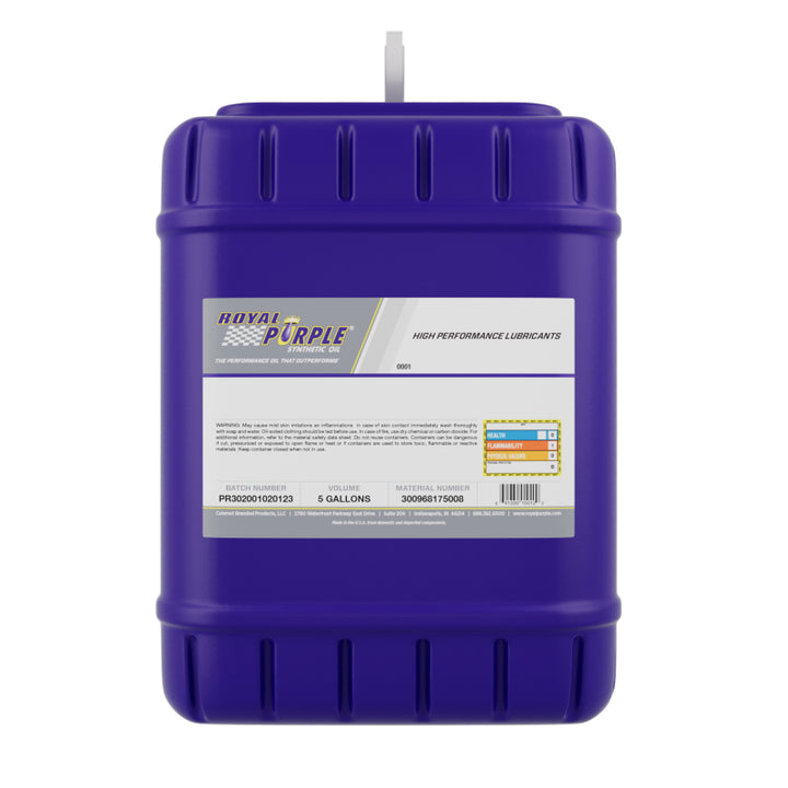 Royal Purple Duralec Super Diesel 15W40 CK-4 Motor Oil - 5 Gallon