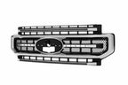 Morimoto XBG LED Grille: Ford Super Duty (20-22 / Chrome / White DRL)