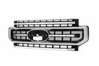 Morimoto XBG LED Grille: Ford Super Duty (20-22 / Chrome / White DRL)