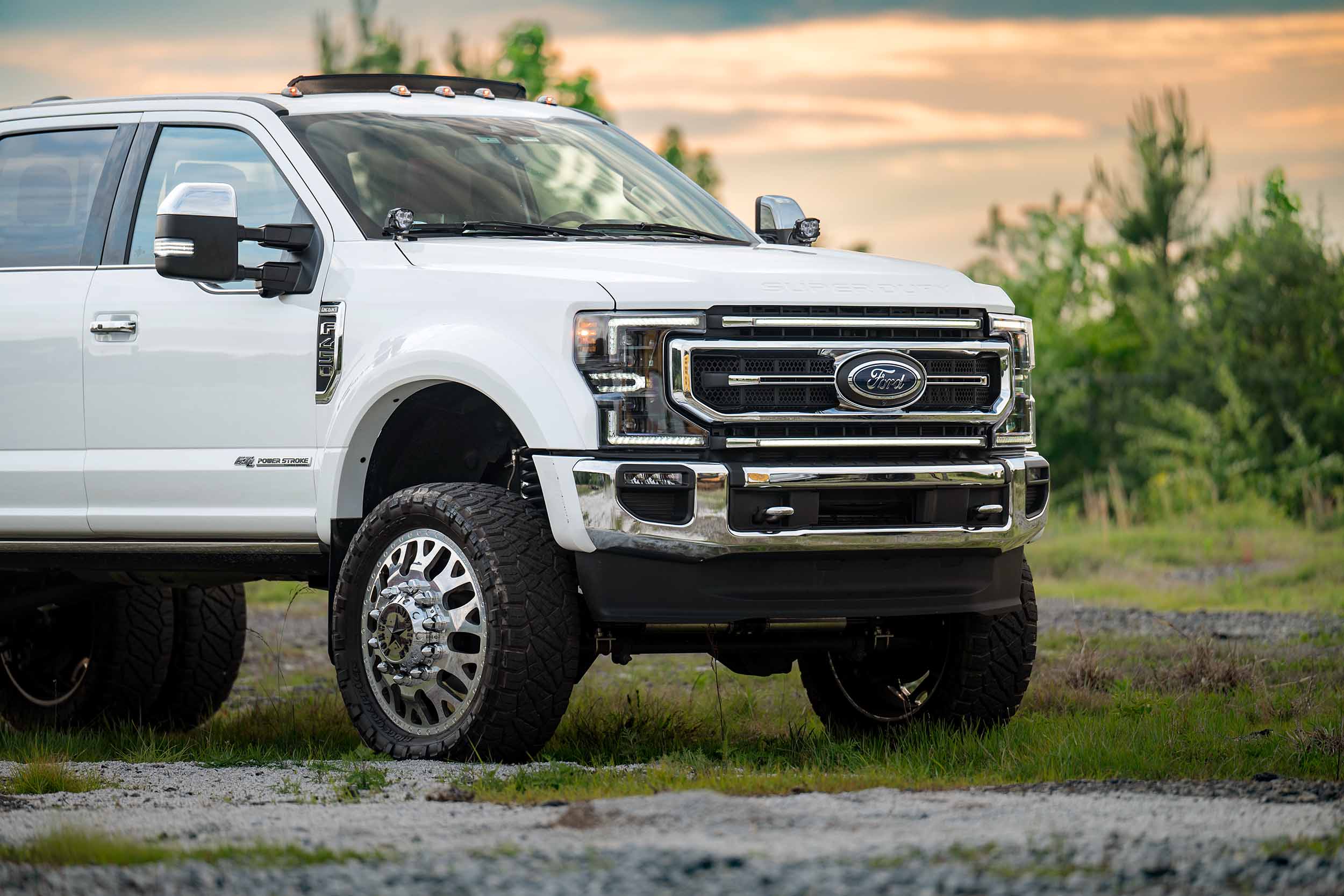 Morimoto XBG LED Grille: Ford Super Duty (20-22 / Chrome / White DRL)