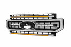 Morimoto XBG LED Grille: Ford Super Duty (20-22 / Chrome / Amber DRL)