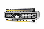 Morimoto XBG LED Grille: Ford Super Duty (20-22 / Chrome / Amber DRL)