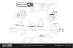 Morimoto 2P DT Extension Harness: (1/2/4Banger / 2m / Each)