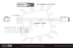 Morimoto Deutsch DT 4-Pin Pigtail: (6in / Each)