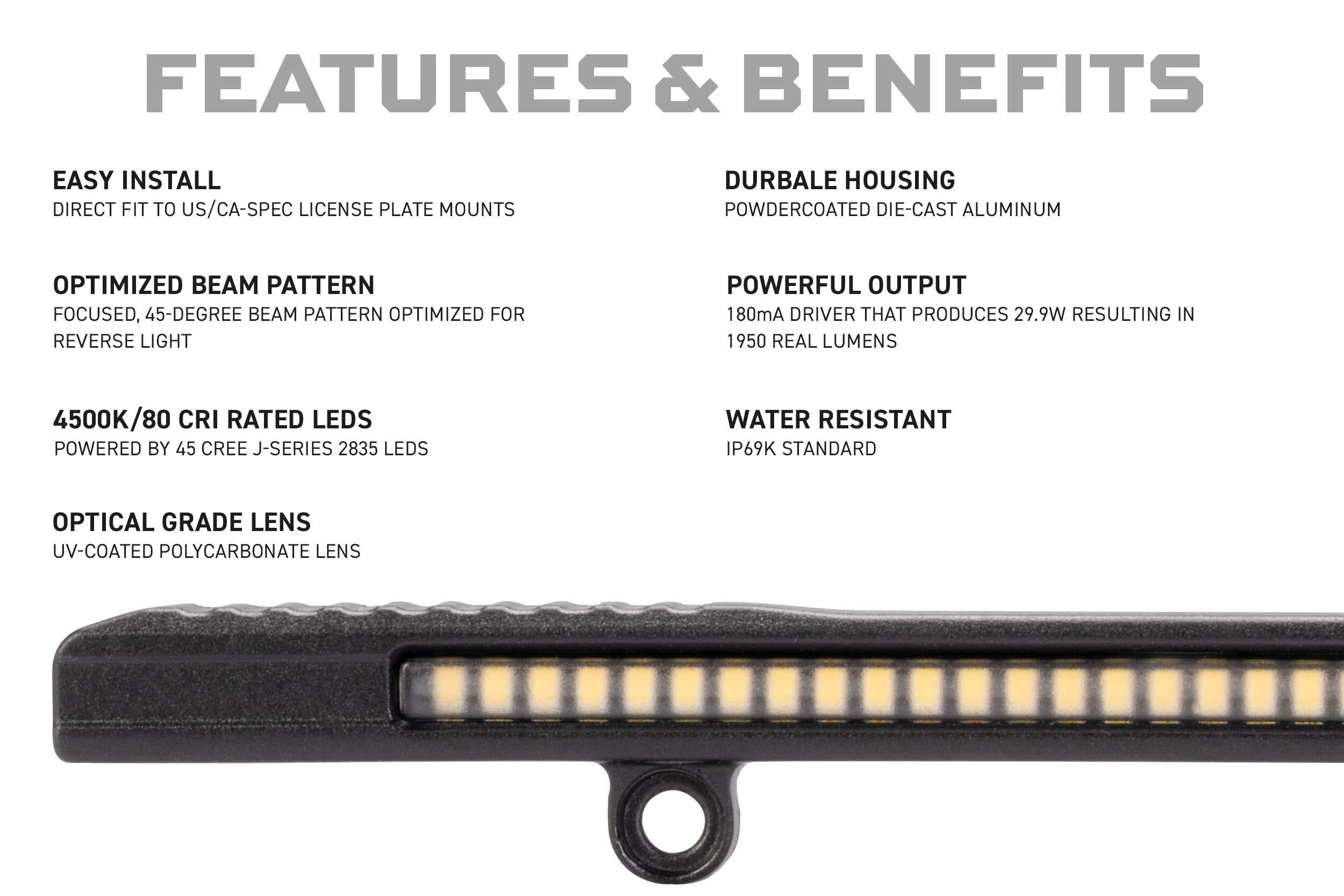 Morimoto Reverse Light: Backup Light Boost Bar