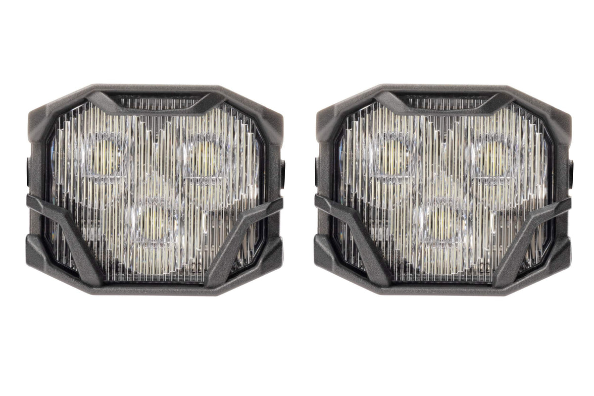 Morimoto 4Banger 2.0 NCS LED Pods (SAE Wide / White / Set)