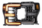 Morimoto XB LED Headlights: Ford Super Duty (17-19 / Amber DRL / Set)