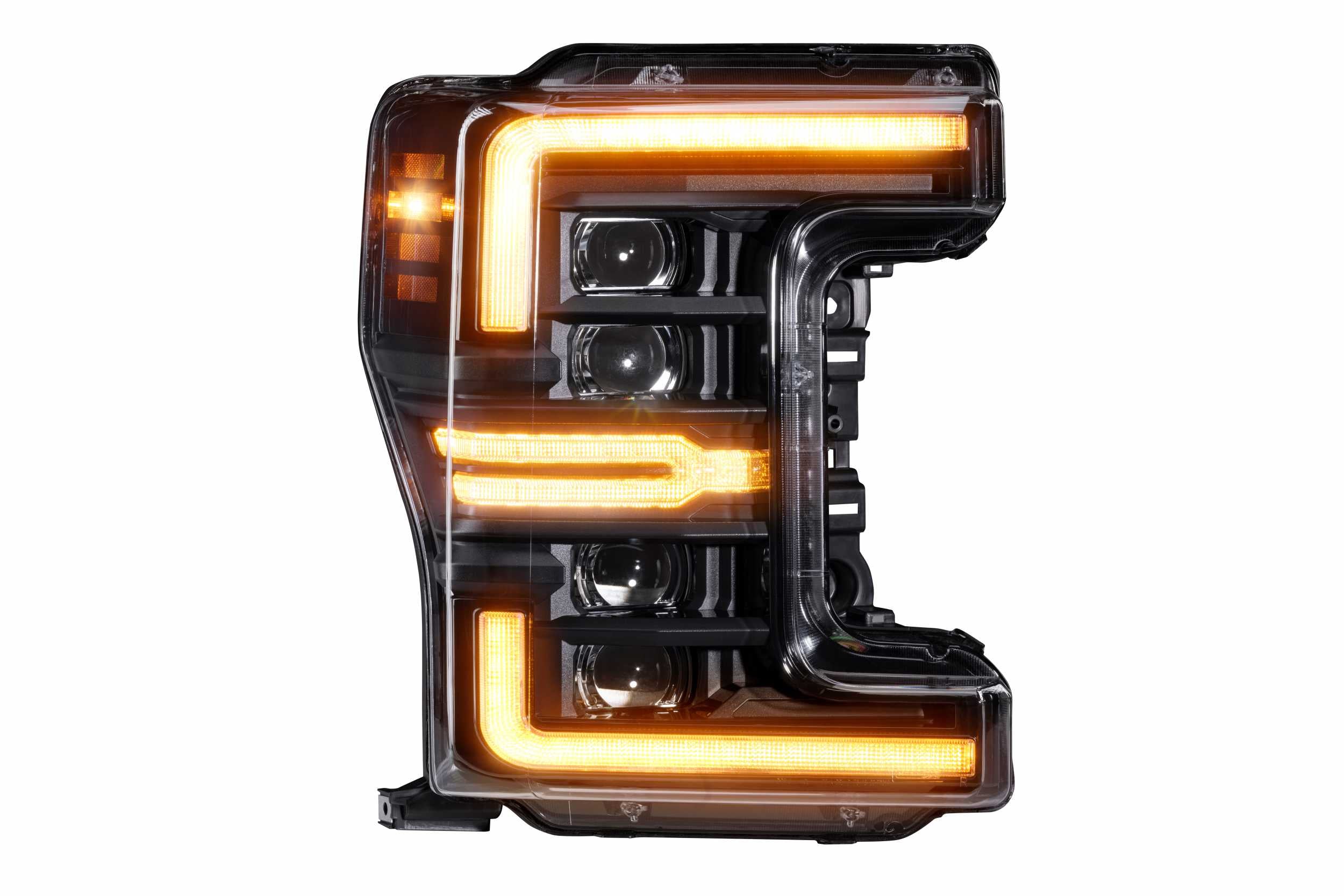 Morimoto XB LED Headlights: Ford Super Duty (17-19 / Amber DRL / Set)
