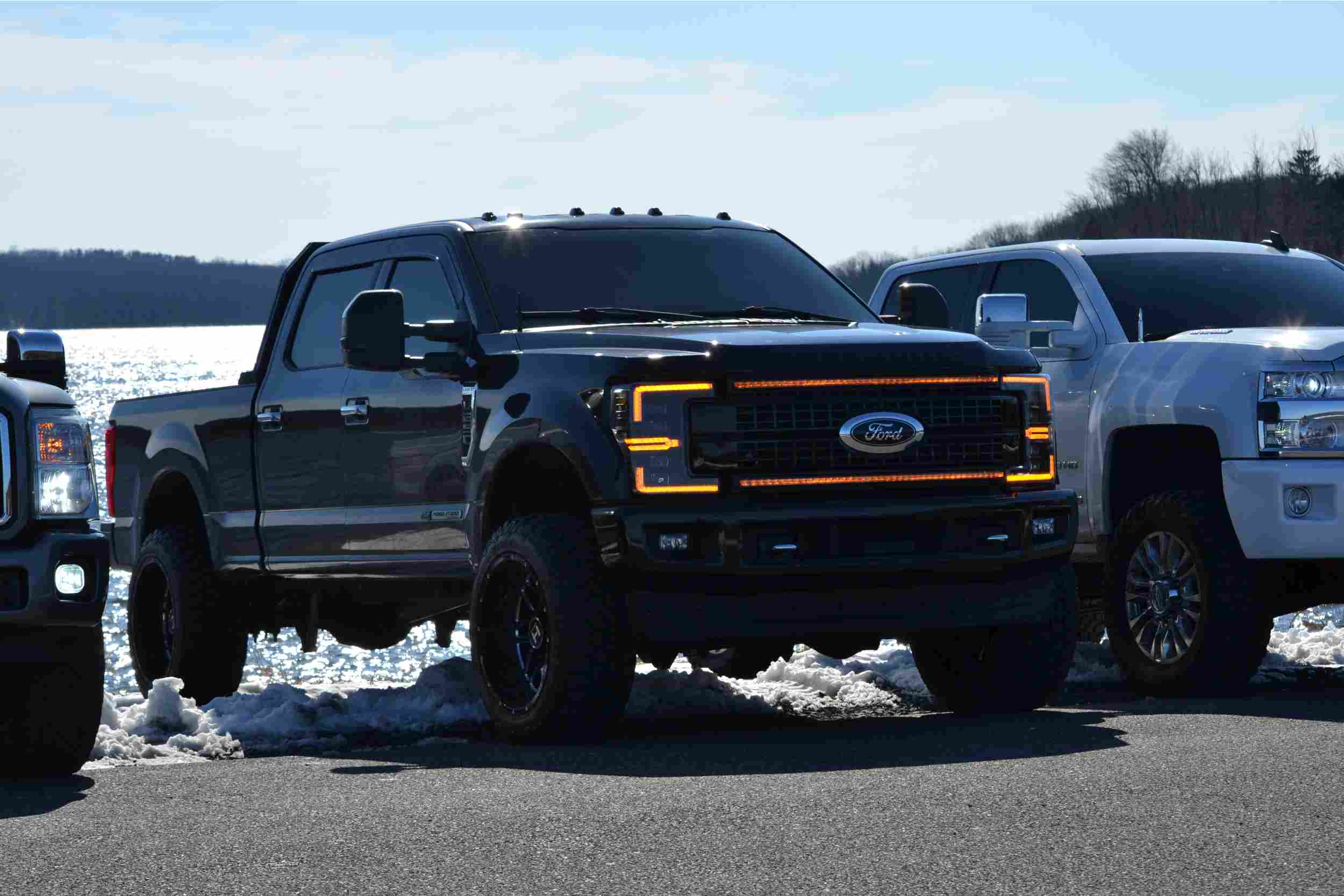Morimoto XB LED Headlights: Ford Super Duty (17-19 / Amber DRL / Set)