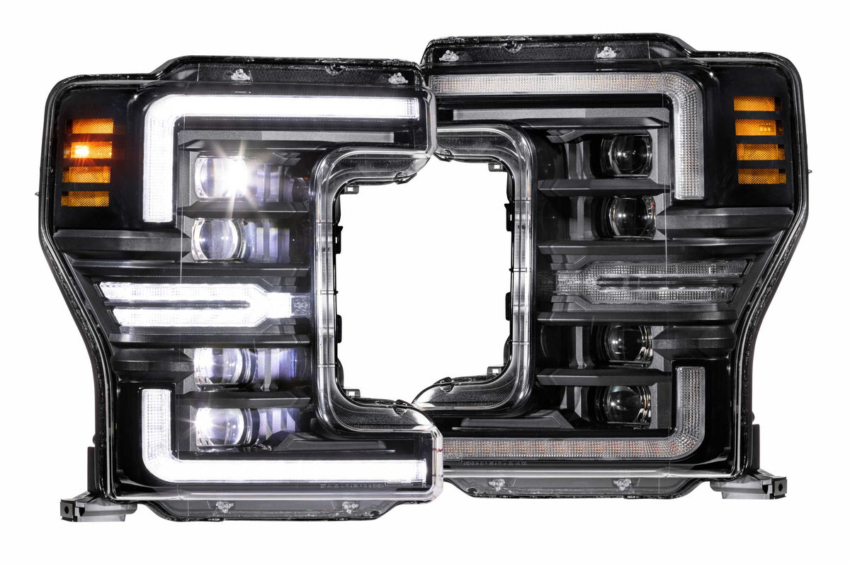Morimoto XB LED Headlights: Ford Super Duty (17-19 / White DRL / Set)
