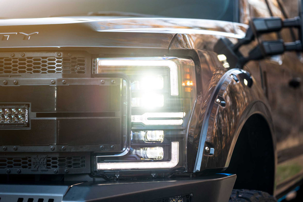 Morimoto XB LED Headlights: Ford Super Duty (17-19 / White DRL / Set)