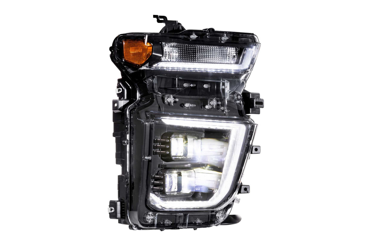 Morimoto XB Hybrid LED Headlights: Chevrolet Silverado HD (20-24 / Set)
