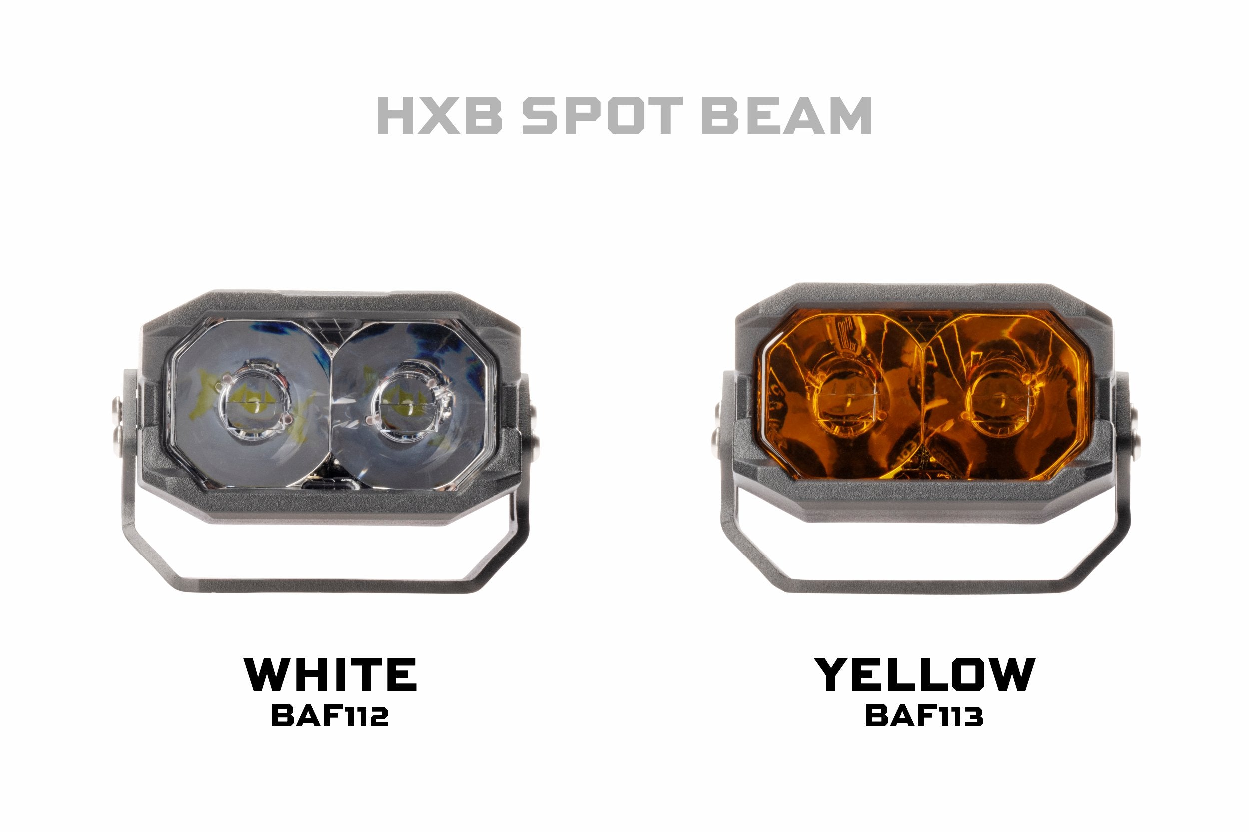 Morimoto 2Banger HXB LED Pods (Spot / White / Set)