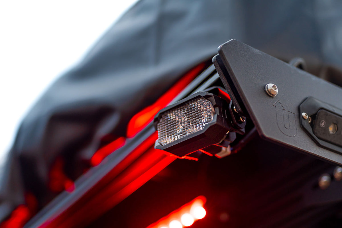 Morimoto 2Banger HXB LED Pods (SAE Wide / Yellow / Set)