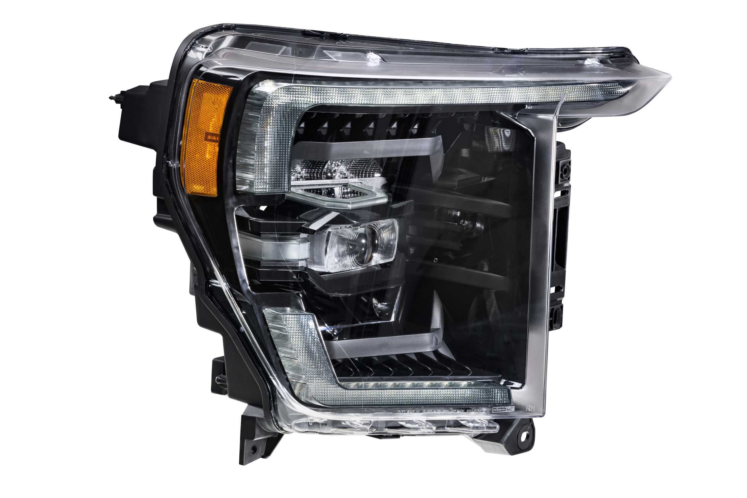 Morimoto XB LED Headlights: Ford F-150 (21-23 / Amber DRL / Set)