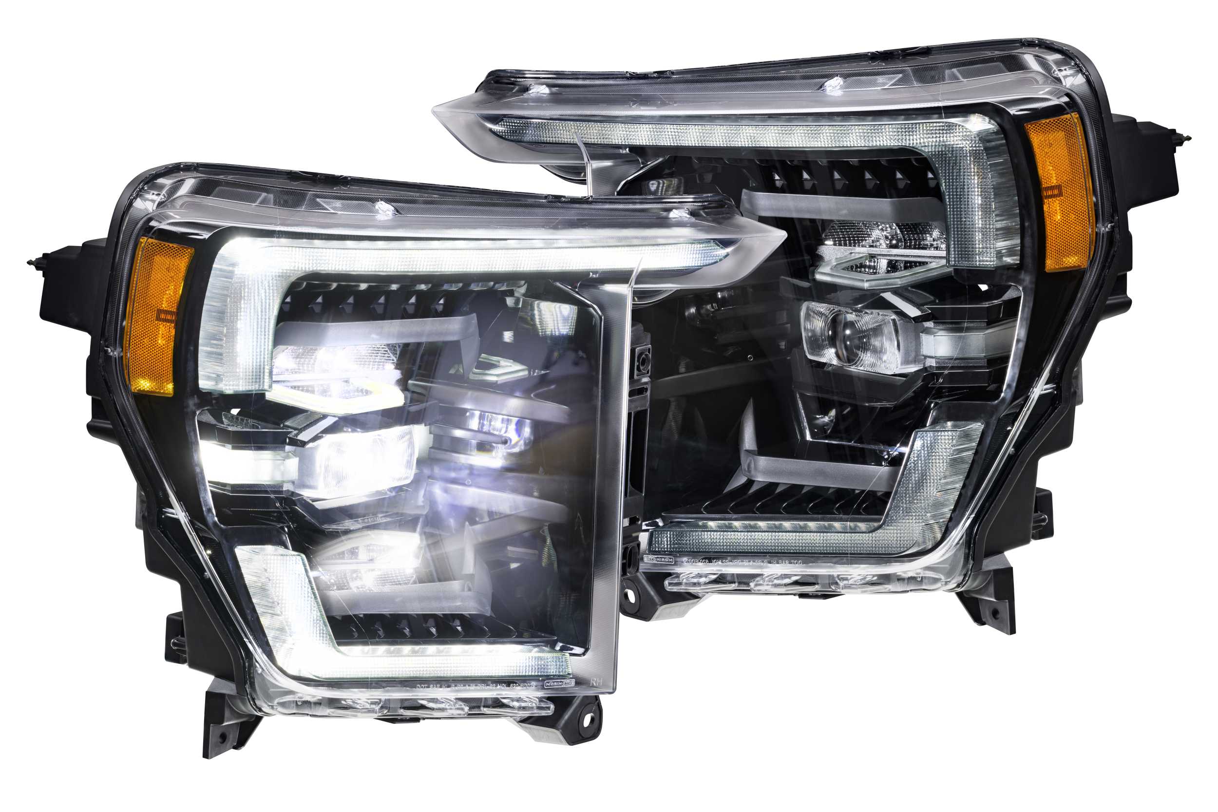 Morimoto XB LED Headlights: Ford F-150 (21-23 / White DRL / Set)