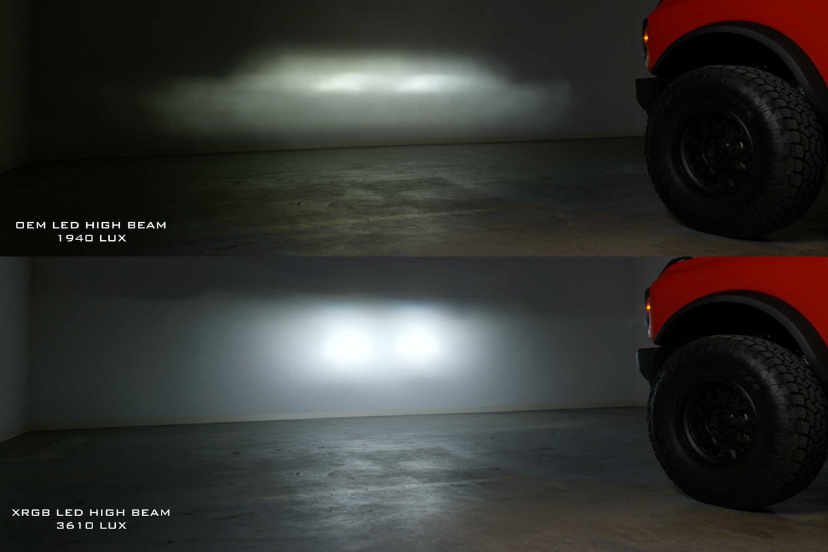 Morimoto XRGB LED Headlights: 2021+ Ford Bronco (Set)