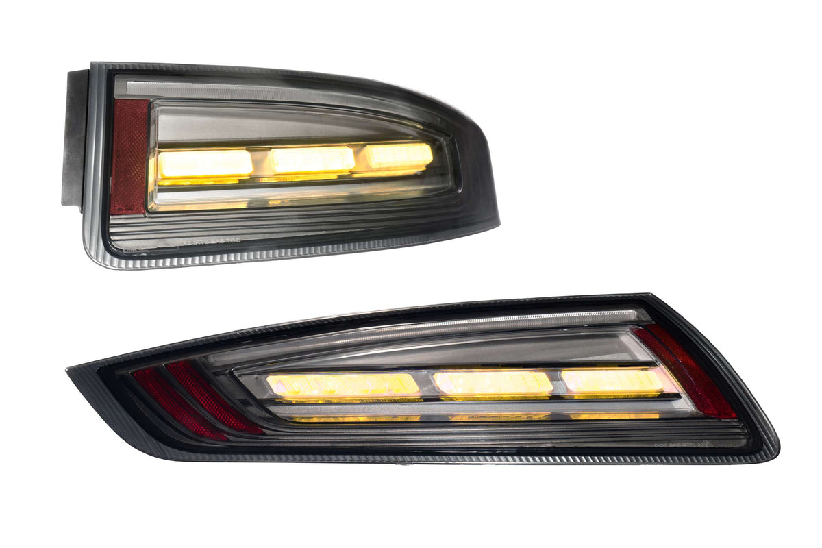 Morimoto XB LED Tail Lights: Porsche 911 997.1 (05-08 / Smoked Lens / Set)