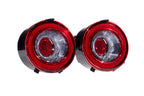 Morimoto XB LED Tail Lights: Corvette C6 (05-13 / Red Lens / Set)