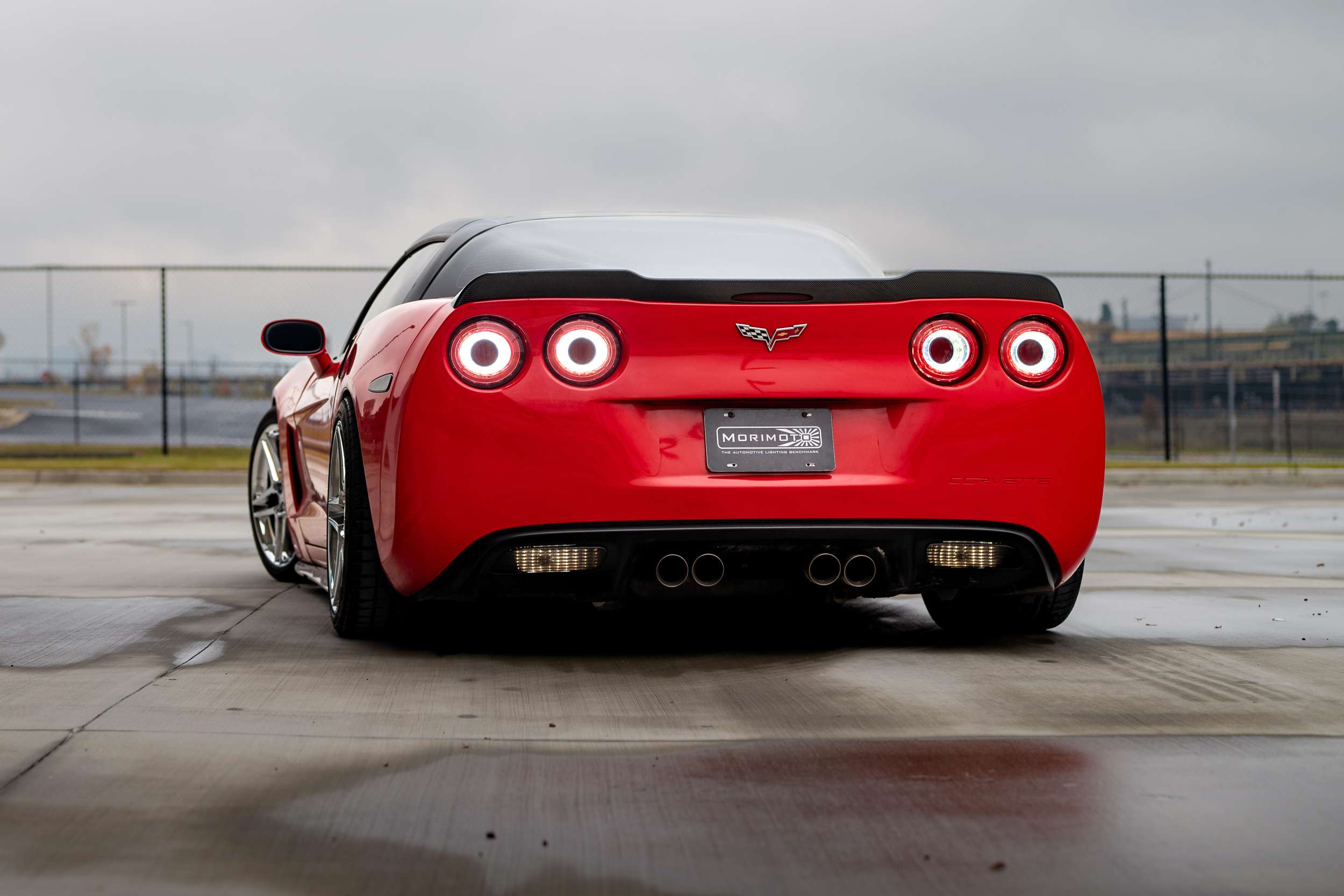Morimoto XB LED Tail Lights: Corvette C6 (05-13 / Red Lens / Set)