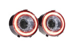 Morimoto XB LED Tail Lights: Corvette C6 (05-13 / Smoked Lens / Set)