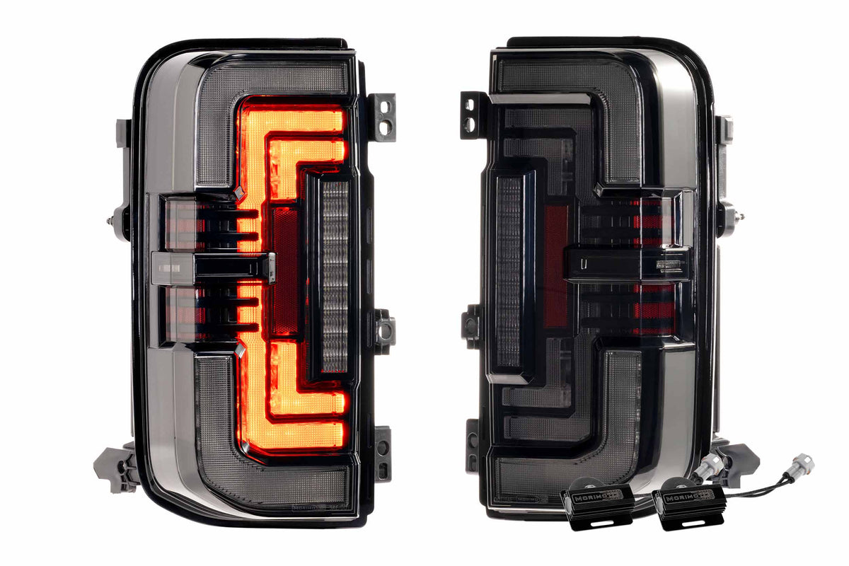 Morimoto XB LED Tail Lights: Ford Bronco (21+ / Smoked Lens / Set)