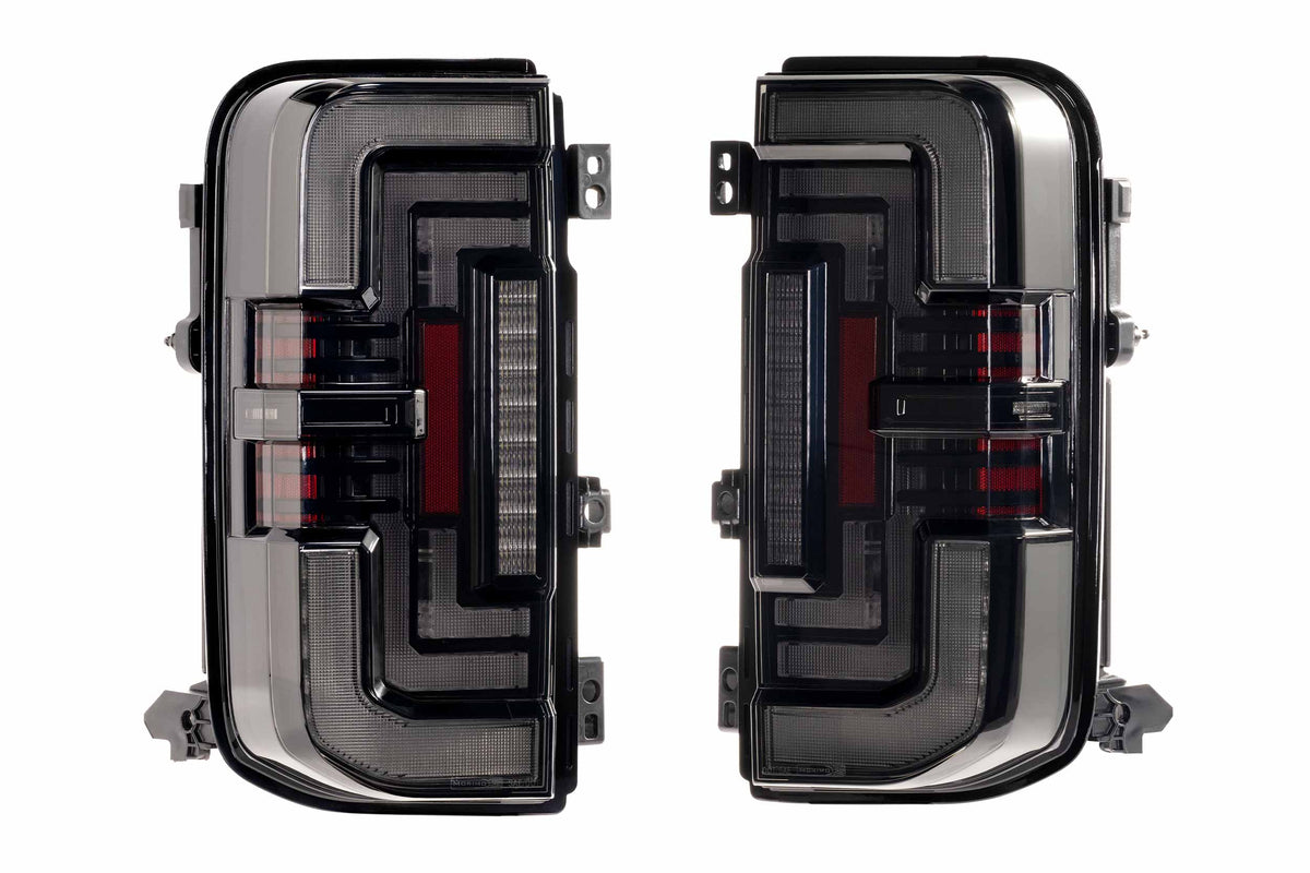 Morimoto XB LED Tail Lights: Ford Bronco (21+ / Smoked Lens / Set)