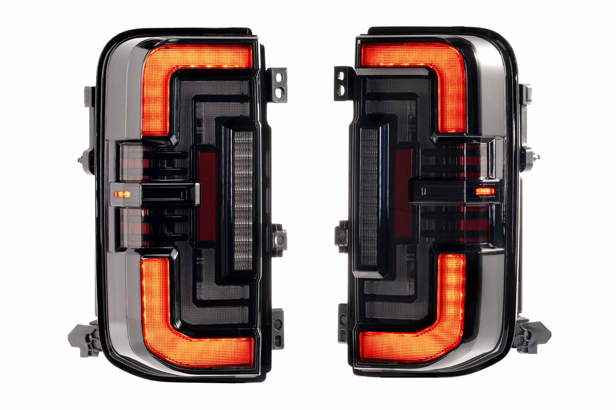 Morimoto XB LED Tail Lights: Ford Bronco (21+ / Smoked Lens / Set)