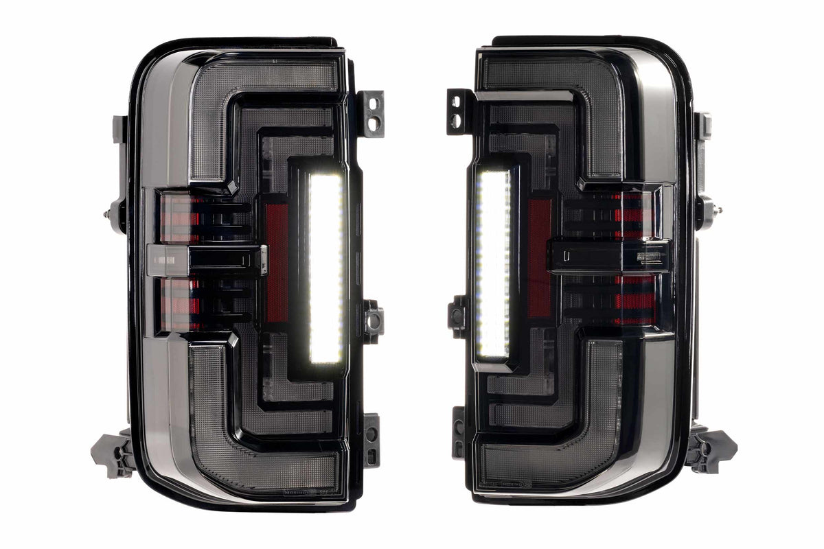 Morimoto XB LED Tail Lights: Ford Bronco (21+ / Smoked Lens / Set)