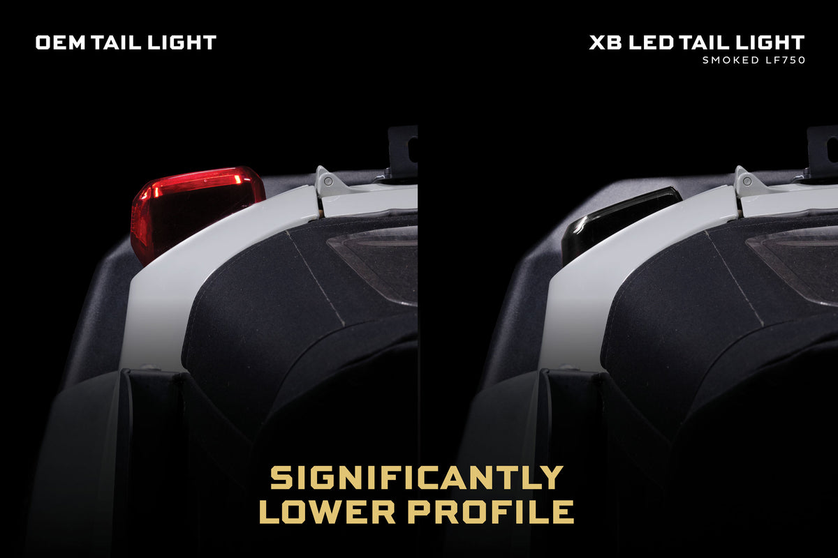 Morimoto XB LED Tail Lights: Ford Bronco (21+ / Smoked Lens / Set)