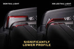 Morimoto XB LED Tail Lights: Jeep Wrangler JL (18+ / Red Lens / Set)