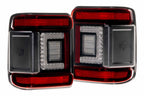 Morimoto XB LED Tail Lights: Jeep Wrangler JL (18+ / Red Lens / Set)