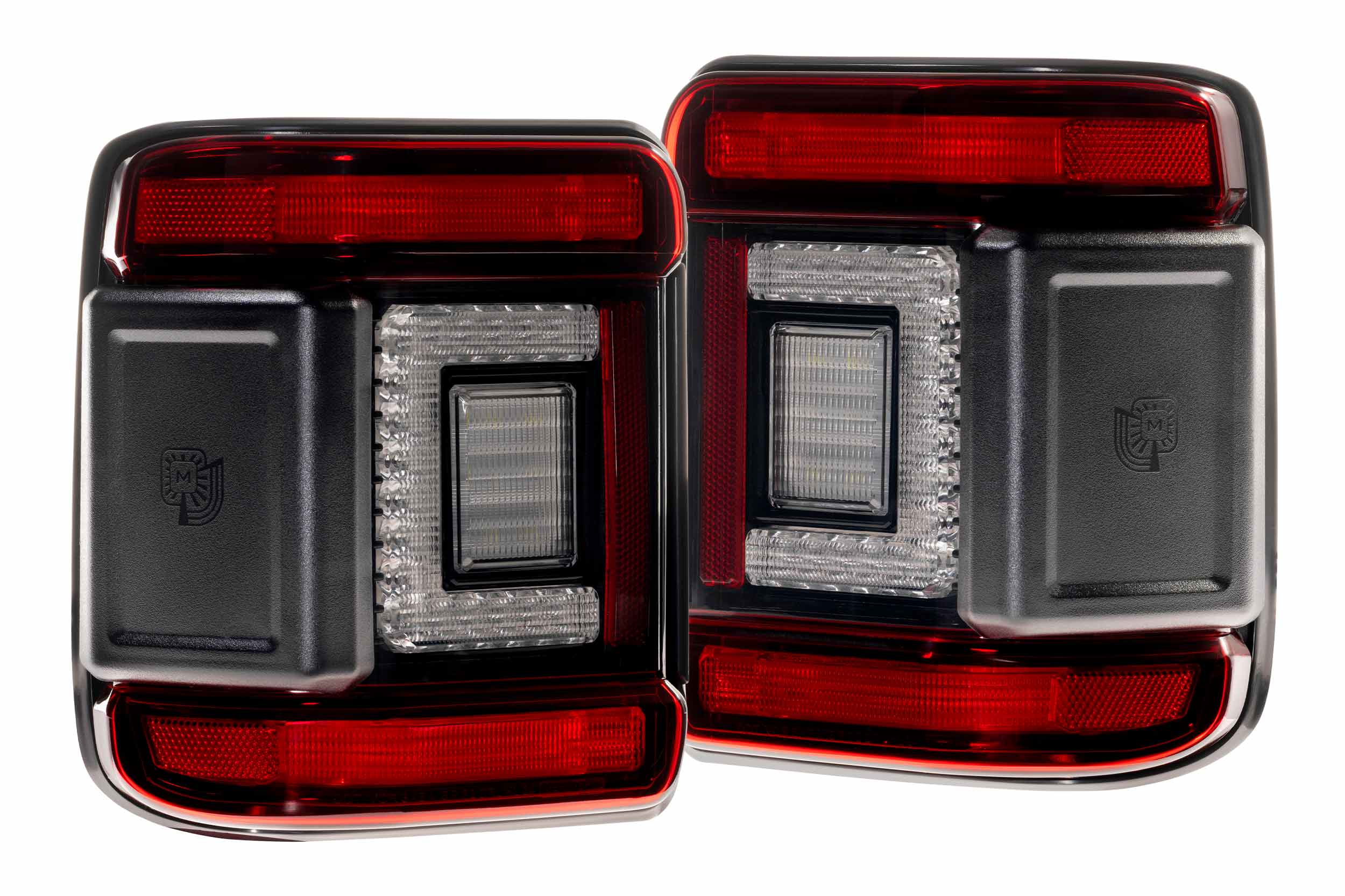 Morimoto XB LED Tail Lights: Jeep Wrangler JL (18+ / Red Lens / Set)