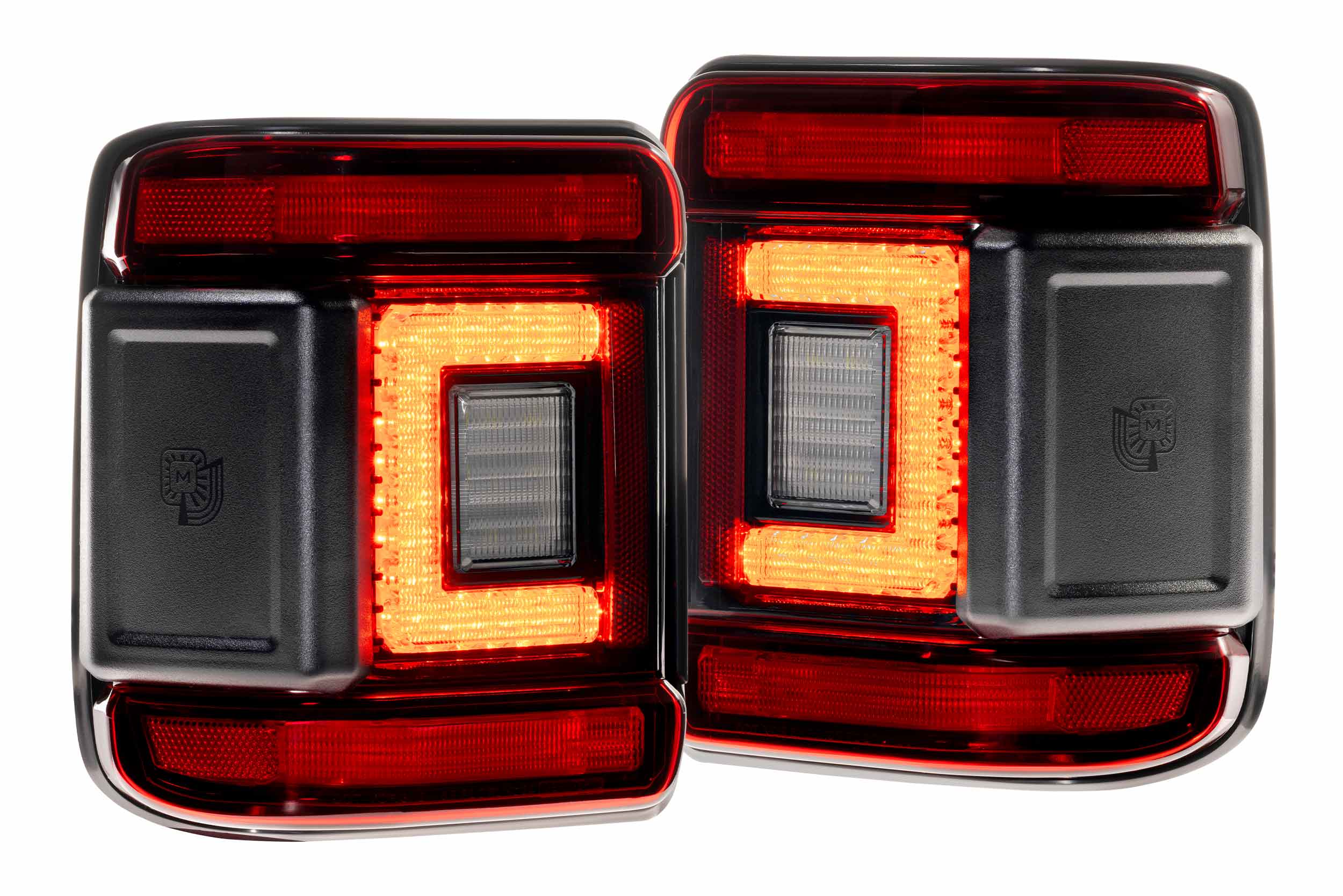 Morimoto XB LED Tail Lights: Jeep Wrangler JL (18+ / Red Lens / Set)