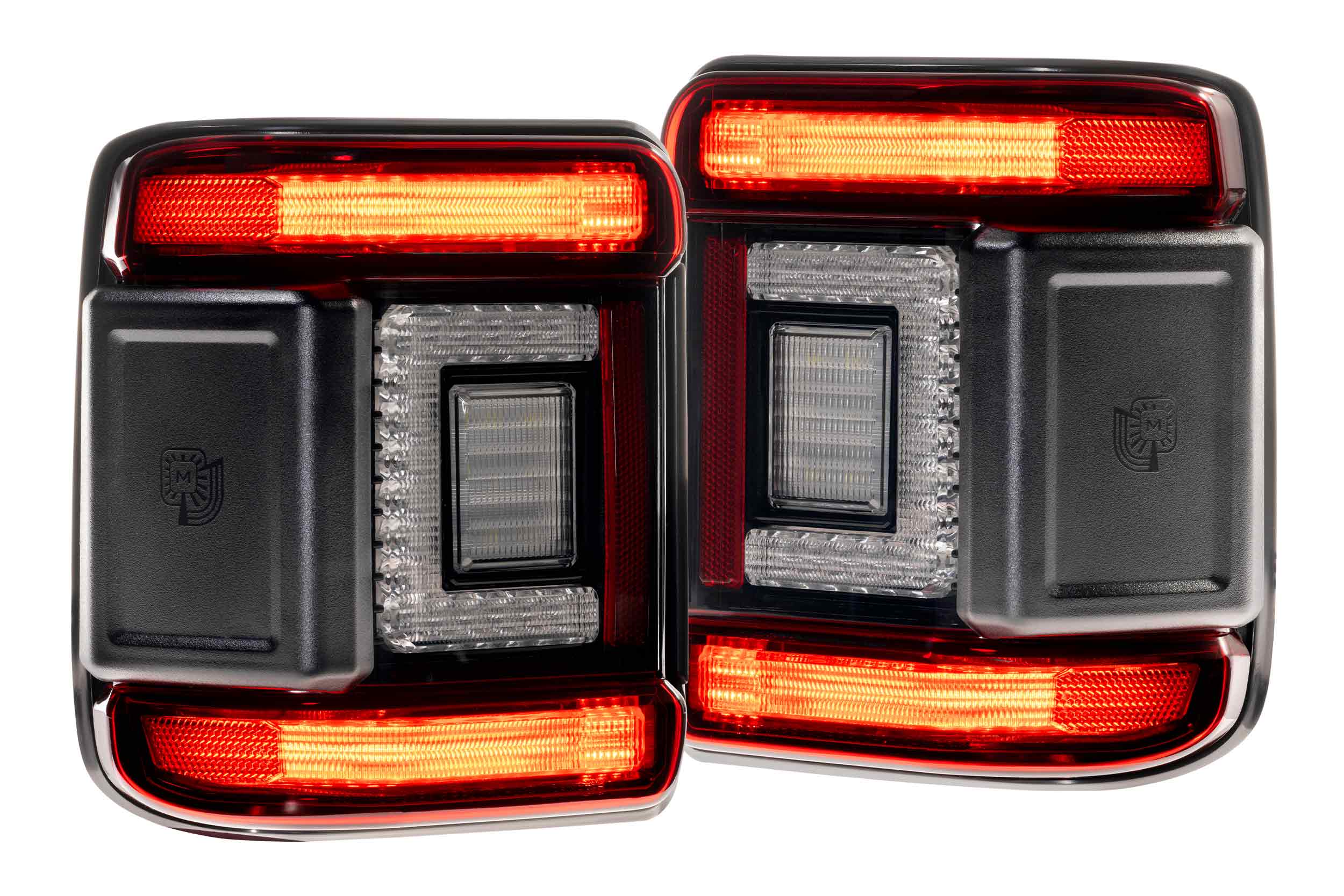 Morimoto XB LED Tail Lights: Jeep Wrangler JL (18+ / Red Lens / Set)