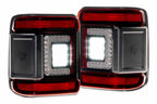 Morimoto XB LED Tail Lights: Jeep Wrangler JL (18+ / Red Lens / Set)