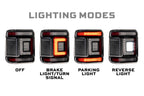 Morimoto XB LED Tail Lights: Jeep Wrangler JL (18+ / Smoked Lens / Set)
