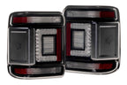 Morimoto XB LED Tail Lights: Jeep Wrangler JL (18+ / Smoked Lens / Set)