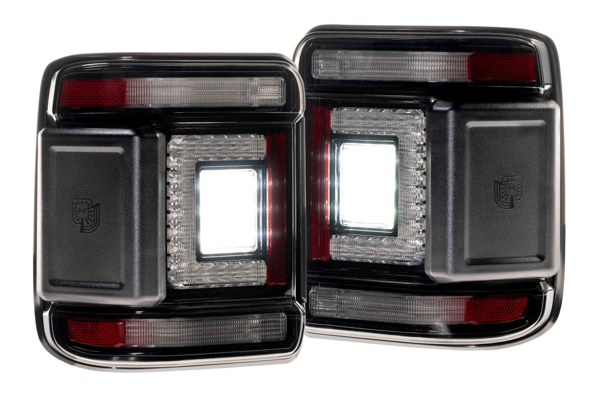 Morimoto XB LED Tail Lights: Jeep Wrangler JL (18+ / Smoked Lens / Set)