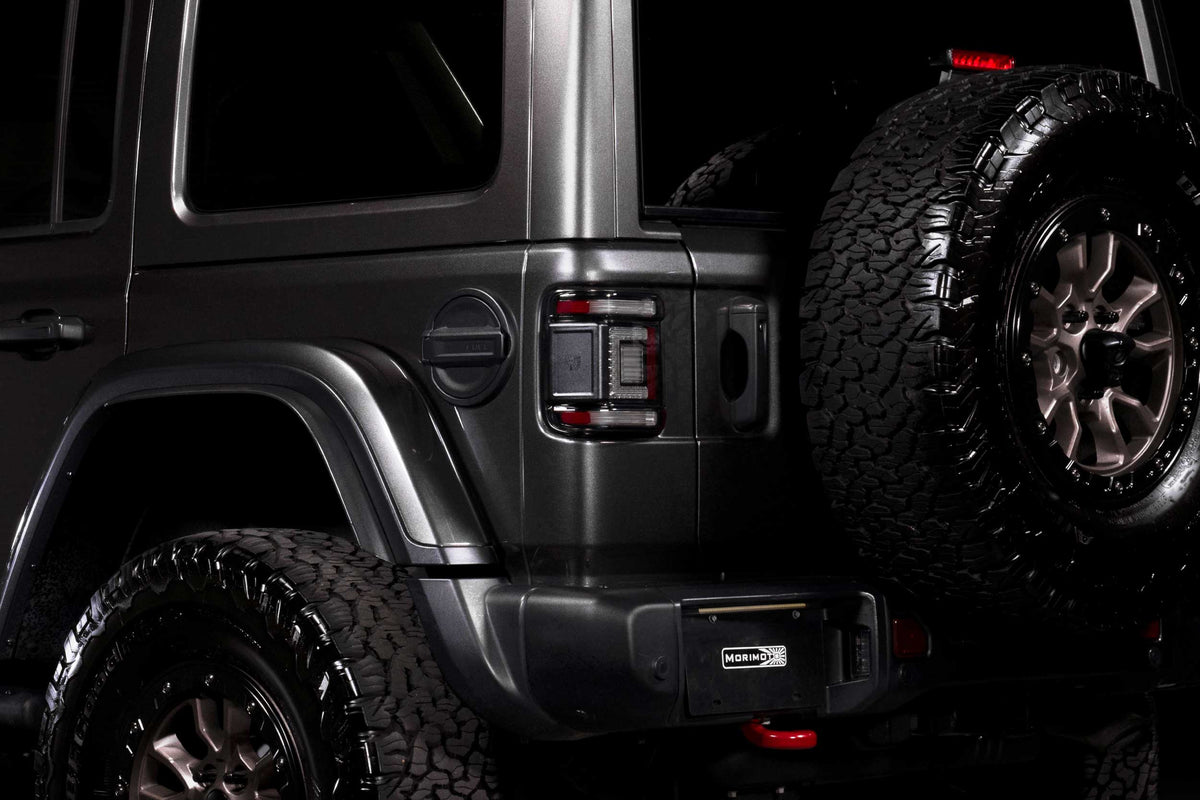 Morimoto XB LED Tail Lights: Jeep Wrangler JL (18+ / Smoked Lens / Set)