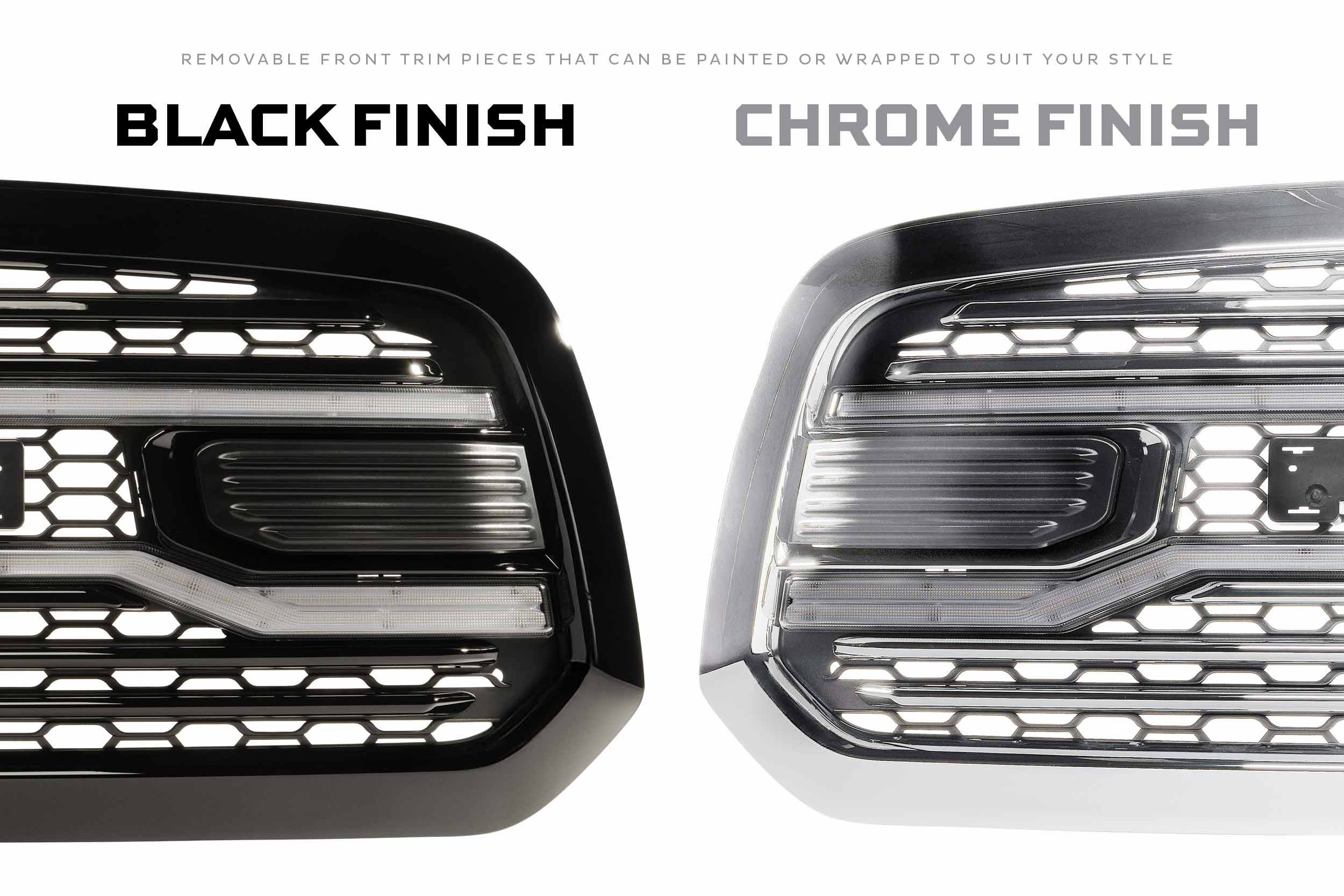 Morimoto XBG LED Grille: Dodge Ram 1500 (13-18 / Black)