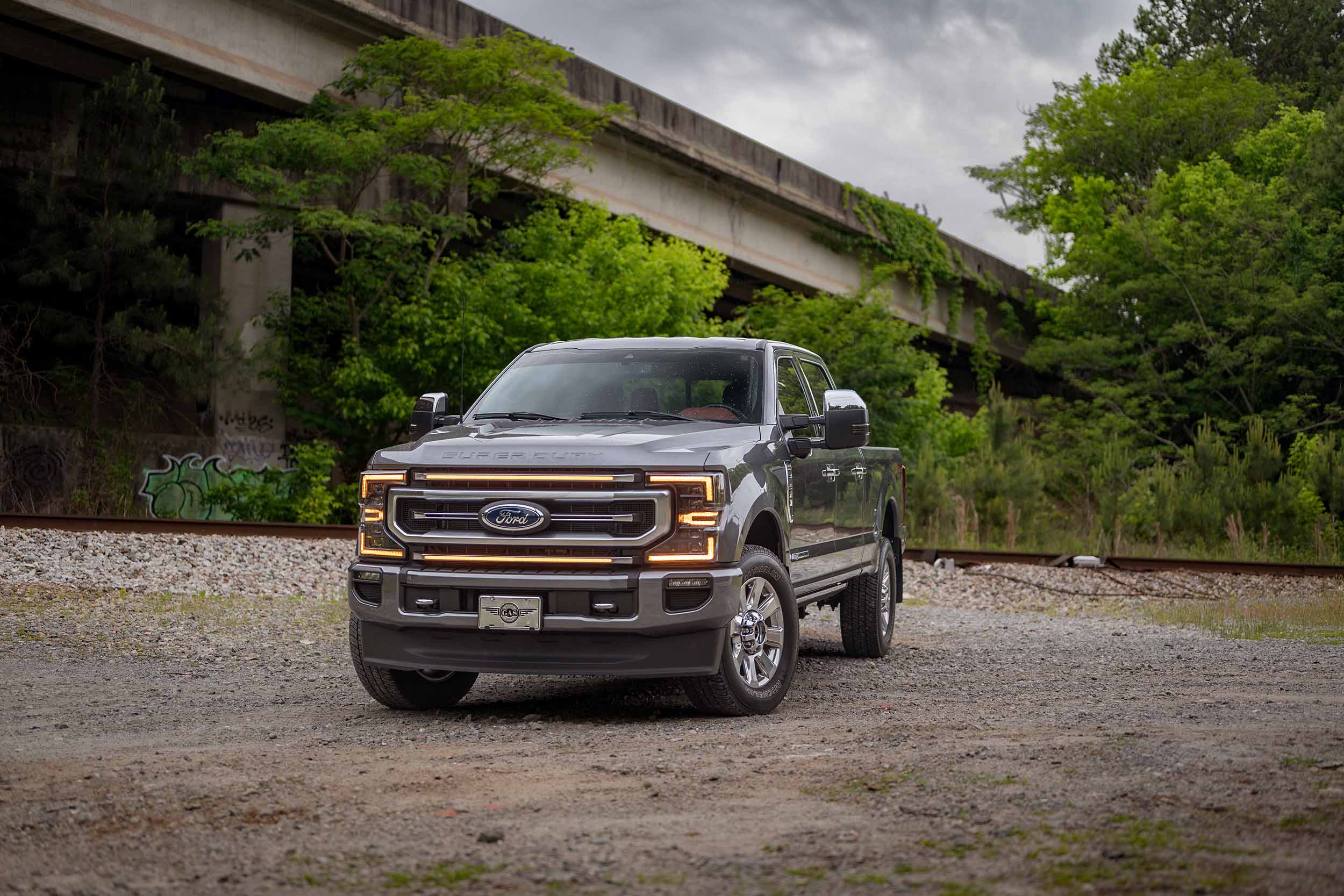 Morimoto XBG LED DRL Grille Inserts: Ford Super Duty Platinum (20-22 / Amber DRL / Set)