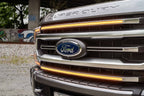 Morimoto XBG LED DRL Grille Inserts: Ford Super Duty Platinum (20-22 / Amber DRL / Set)