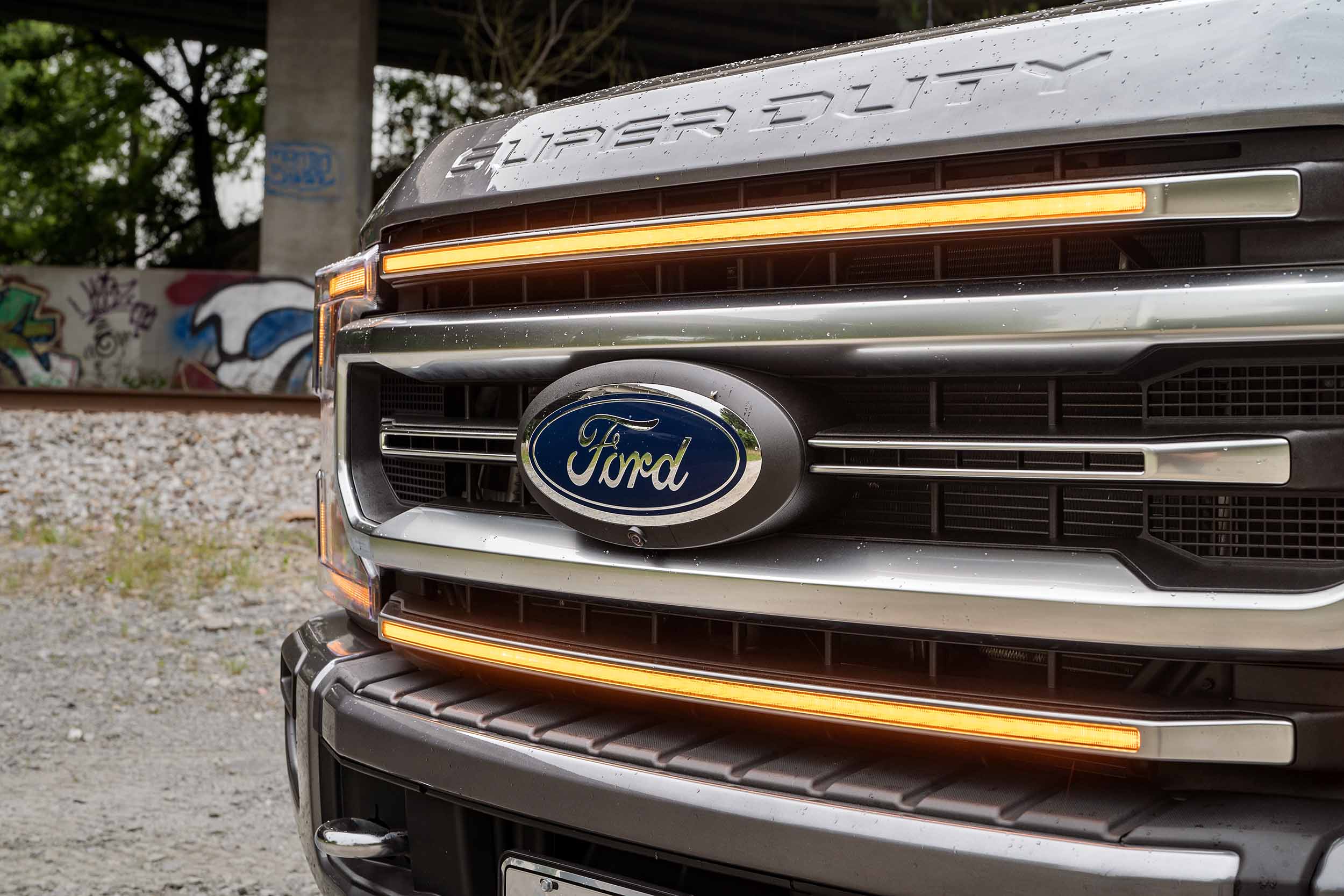 Morimoto XBG LED DRL Grille Inserts: Ford Super Duty Platinum (20-22 / Amber DRL / Set)