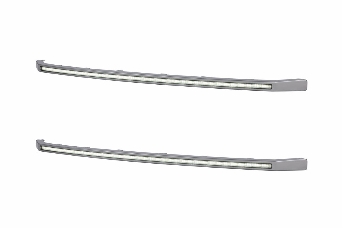 Morimoto XBG LED DRL Grille Inserts: Ford Super Duty Platinum (20-22 / White DRL / Set)