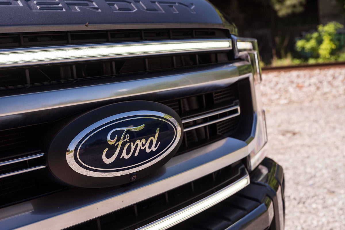 Morimoto XBG LED DRL Grille Inserts: Ford Super Duty Platinum (20-22 / White DRL / Set)
