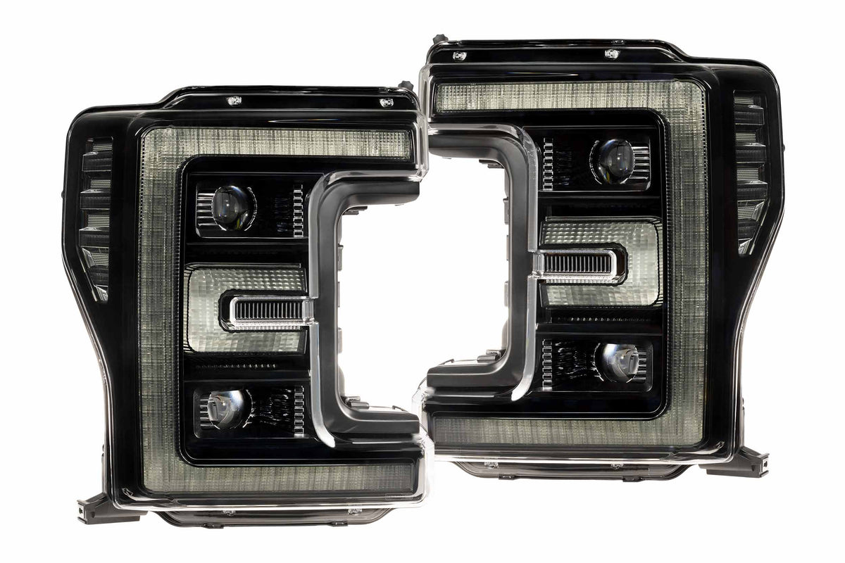 Morimoto XRGB LED Headlights: 17-19 Ford Super Duty (Set)