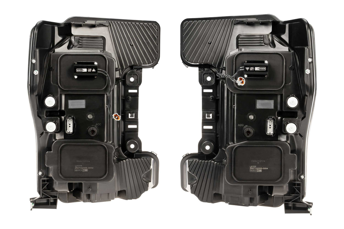 Morimoto XRGB LED Headlights: 17-19 Ford Super Duty (Set)