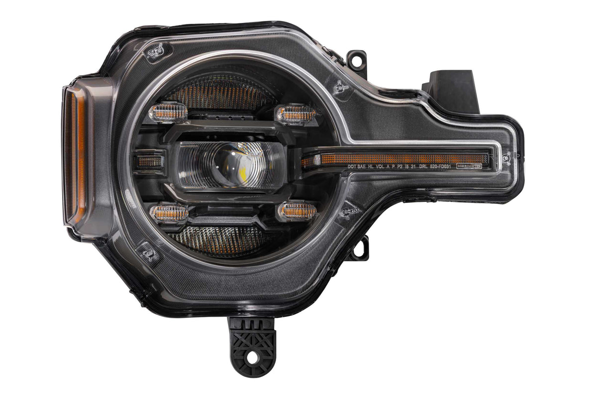 Morimoto XB LED Headlights: Ford Bronco (21+ / Amber DRL / Set)