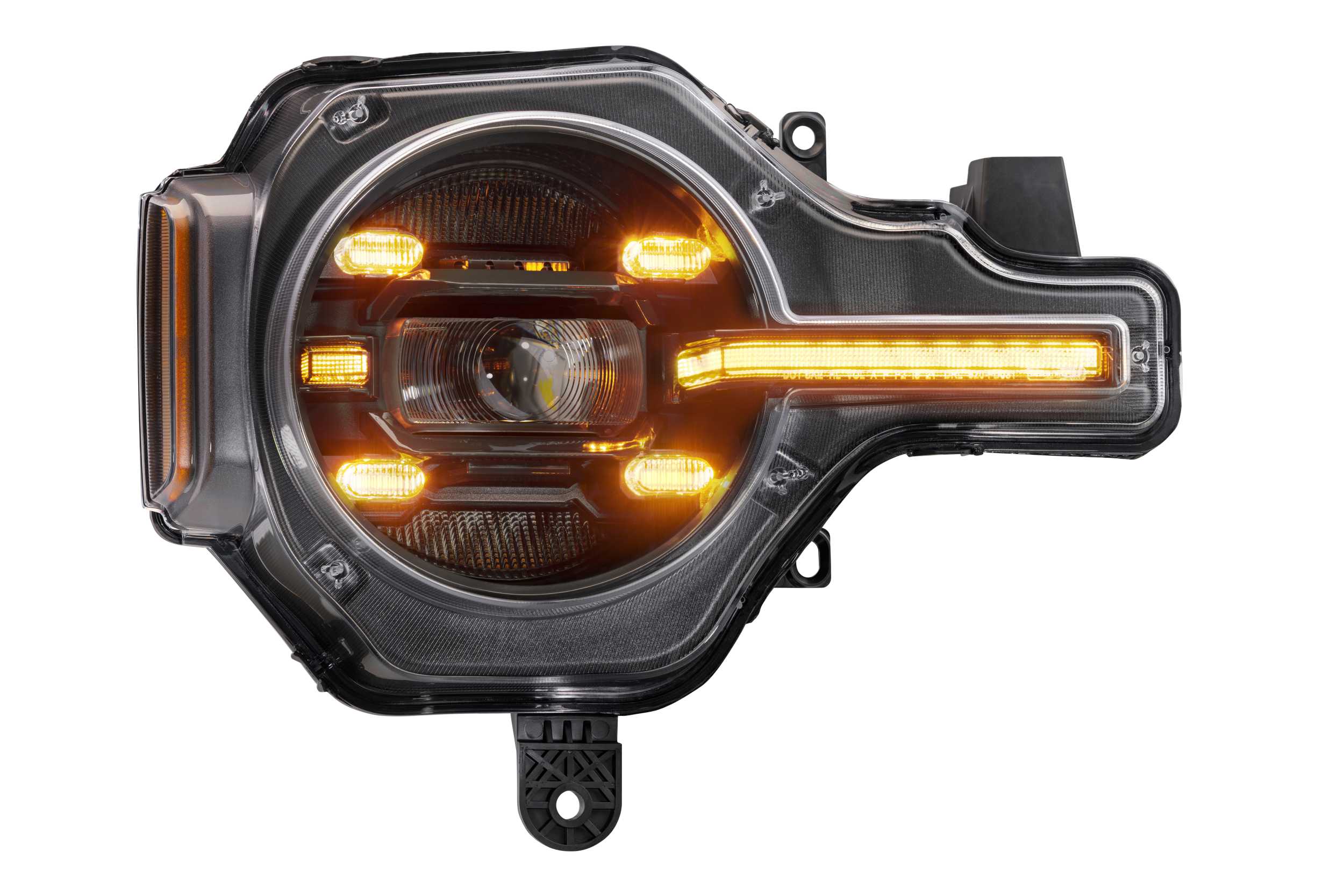Morimoto XB LED Headlights: Ford Bronco (21+ / Amber DRL / Set)